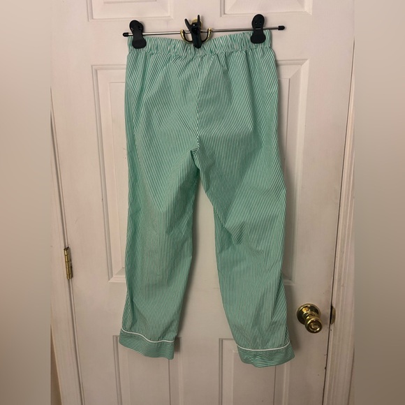 J. Crew Women's Striped Mint Pajama Set - Picture 3 of 7